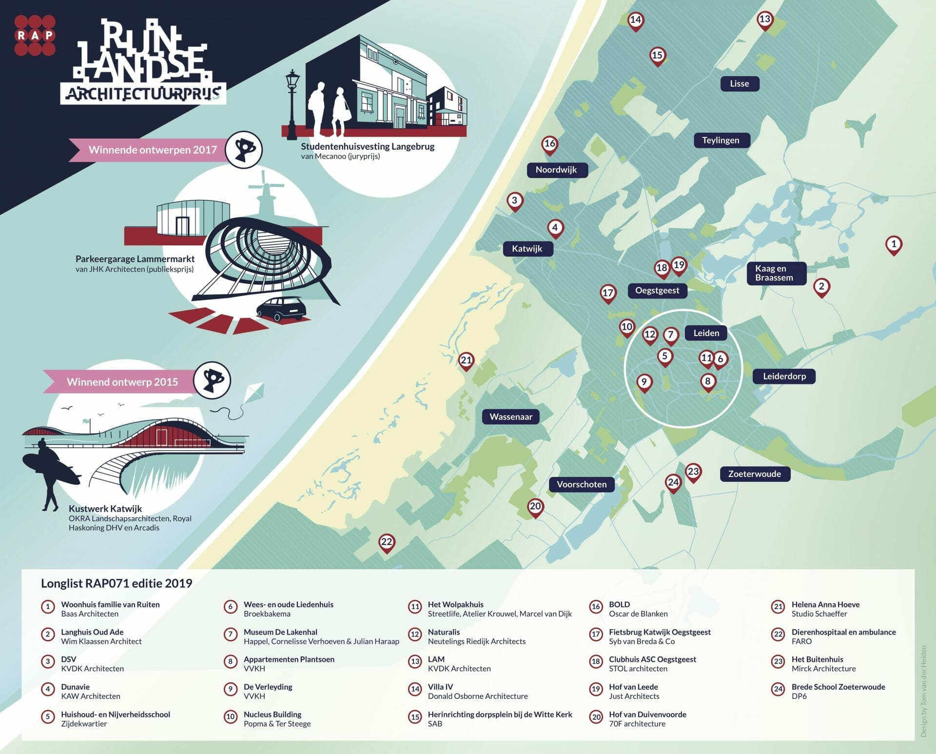 Lees meer over het artikel RAP071: Deze gebouwen (en een brug en een plein) strijden om de prijzen