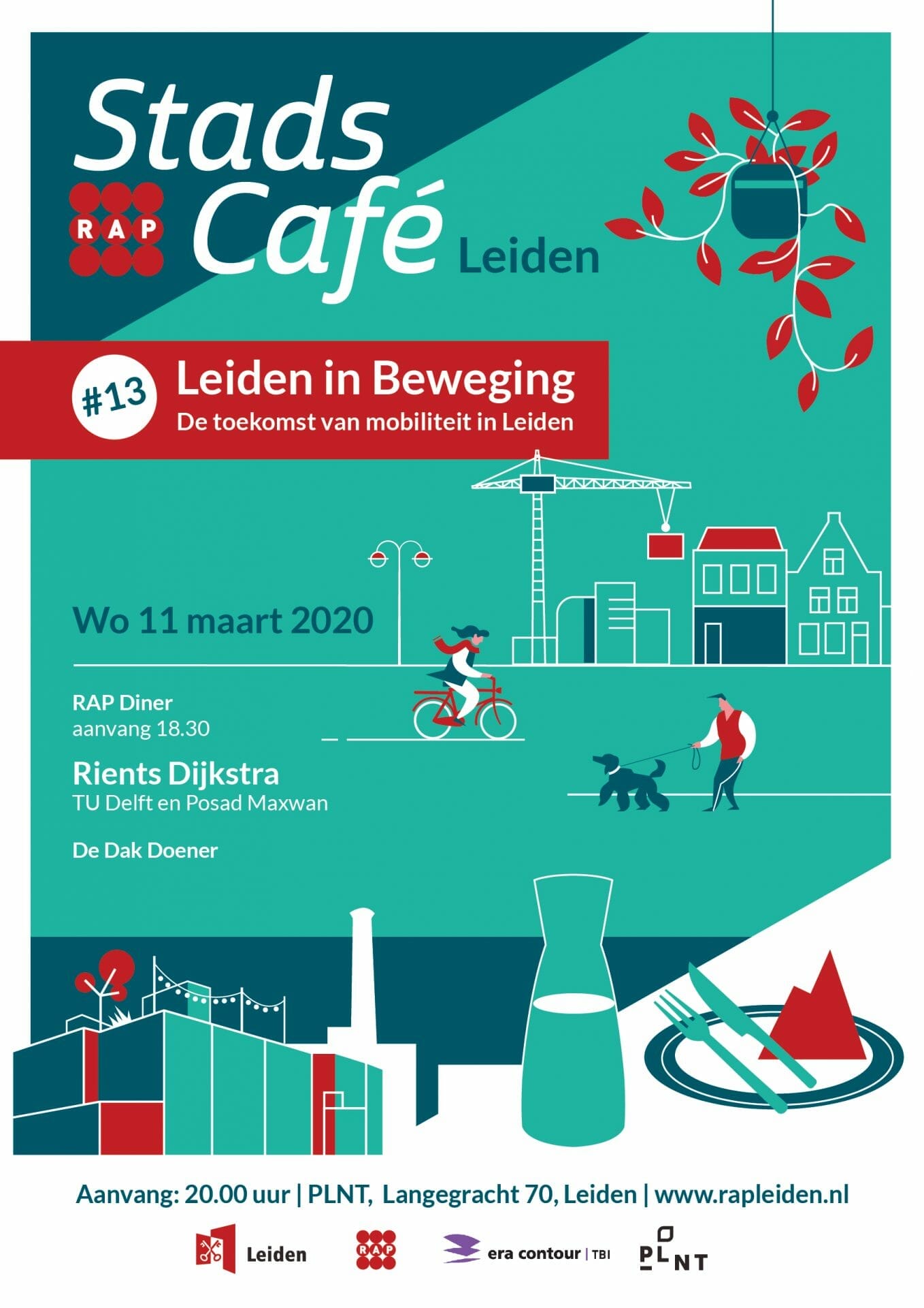 Lees meer over het artikel Stadscafé #13: Leiden in Beweging
