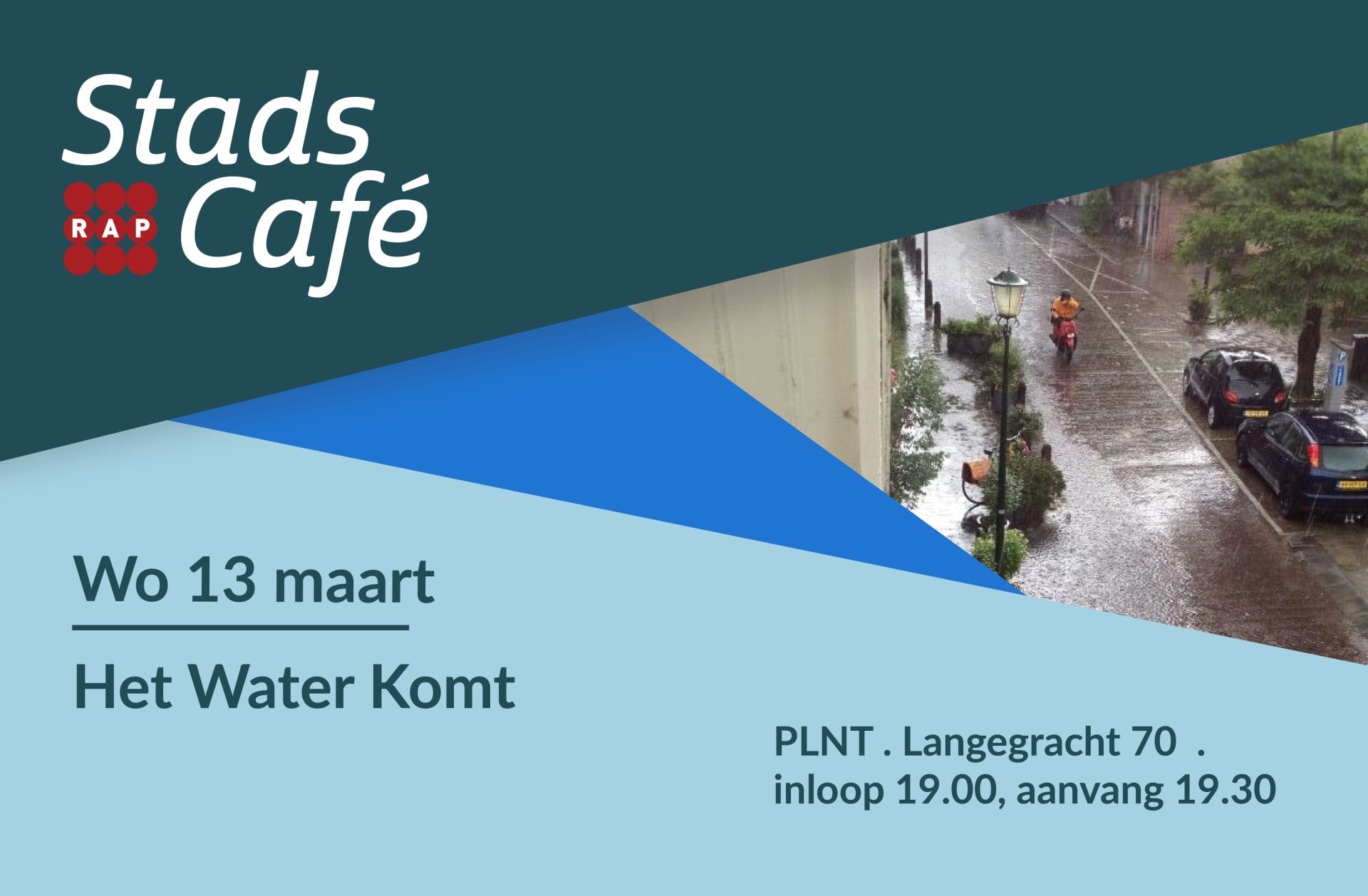 Lees meer over het artikel Stadscafé #30: Het Water Komt; een blik op de (toe)komst