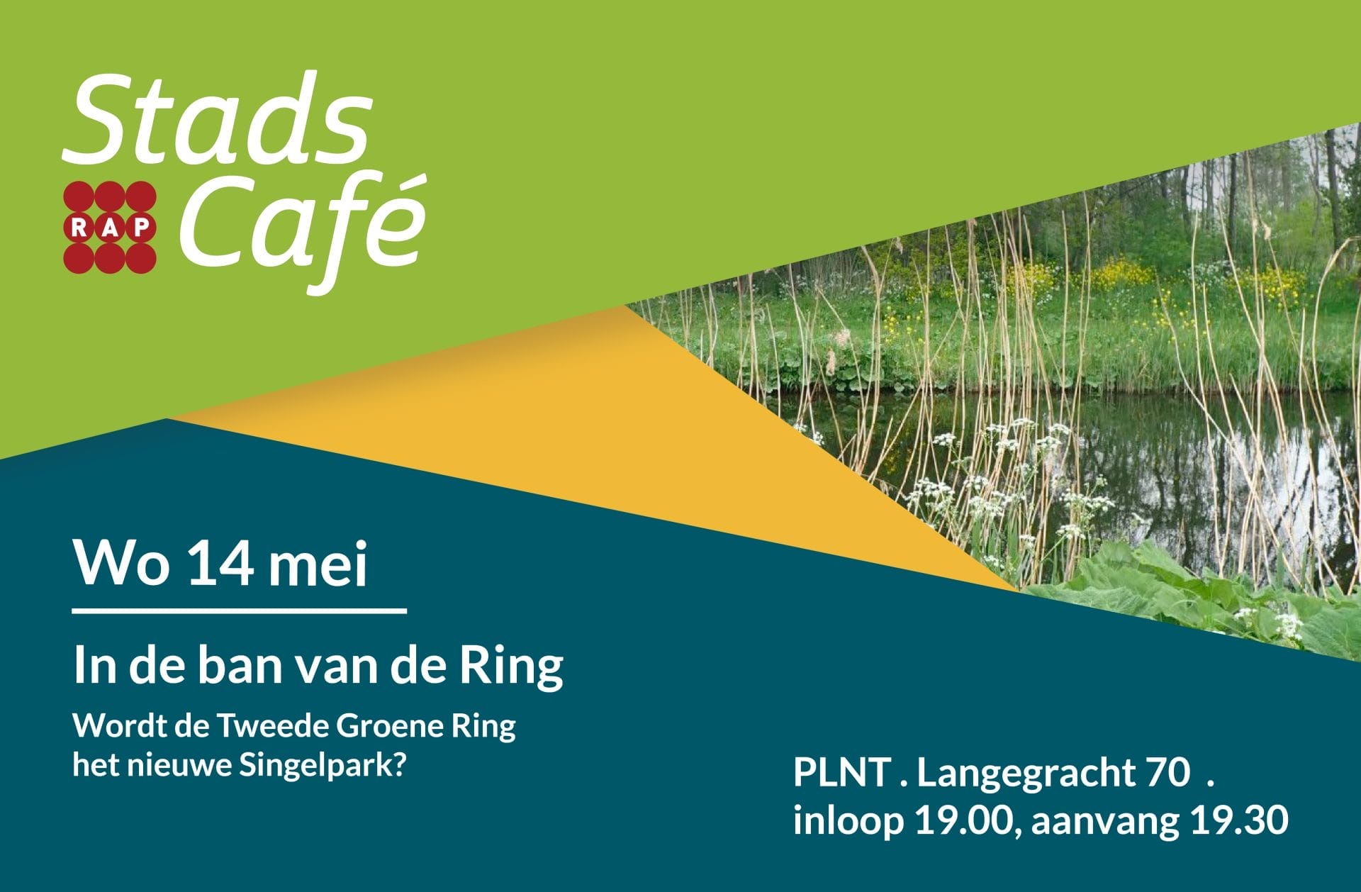 Lees meer over het artikel Stadscafé #34: In de Ban van de Ring; Wordt de Tweede Groene Ring het nieuwe Singelpark?